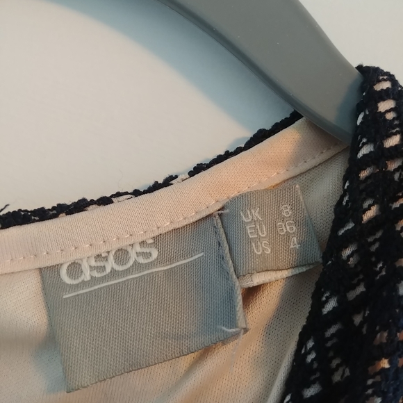 Navy Formal Midi Pencil Dress - Picture 4 of 6